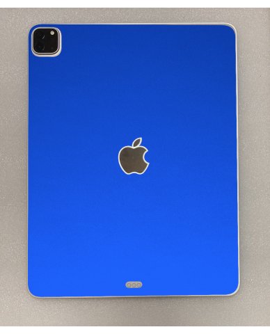 Apple iPad Pro 4 12.9" A2229 (Wifi)   CHROME BLUE Laptop Skin