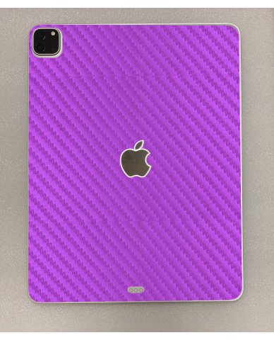 Apple iPad Pro 5 12.9" A2378 (Wifi)   PURPLE CARBON FIBER Laptop Skin