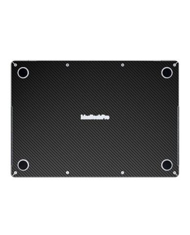 Apple MacBook Pro 16 A2485 / A2780 BLACK CARBON FIBER Laptop Skin