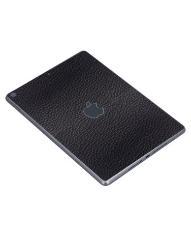 Apple iPad 9 A2602   BLACK LEATHER Laptop Skin