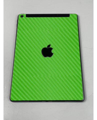Apple iPad A2603 9th Gen.   GREEN CARBON FIBER Laptop Skin