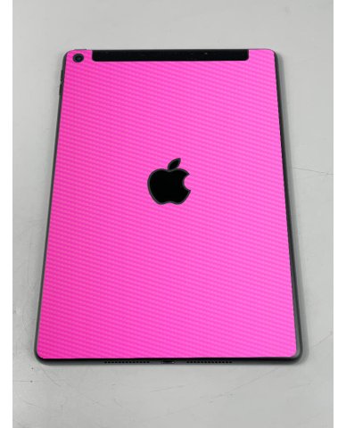 Apple iPad A2603 9th Gen.   PINK CARBON FIBER Laptop Skin