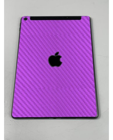 Apple iPad A2603 9th Gen.   PURPLE CARBON FIBER Laptop Skin