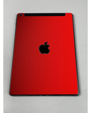 Apple iPad A2603 9th Gen.   RED CARBON FIBER Laptop Skin