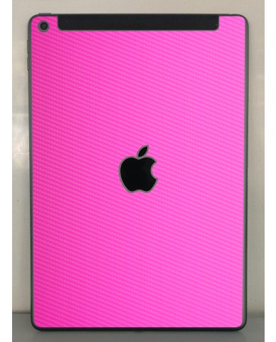 Apple iPad 10.2" 9th Gen. A2604 (Wifi, Cell)   PINK CARBON FIBER Laptop Skin