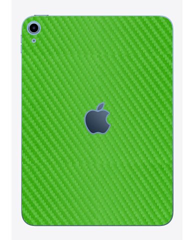 Apple iPad Pro 10.9" 10th Gen. (Wifi) A2696   GREEN CARBON FIBER Laptop Skin