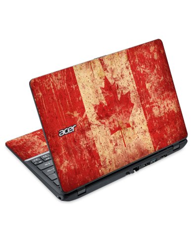 Acer Travelmate B115-M Touchscreen CANADIAN FLAG Laptop Skin