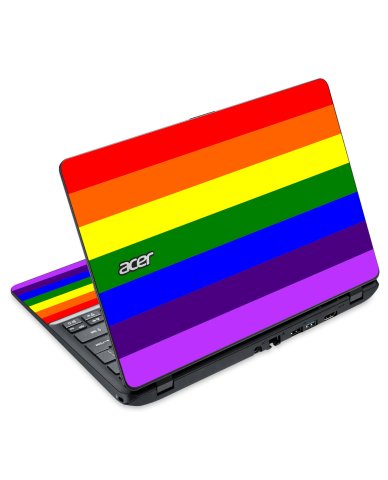 Acer Travelmate B115-M Touchscreen PRIDE FLAG Laptop Skin