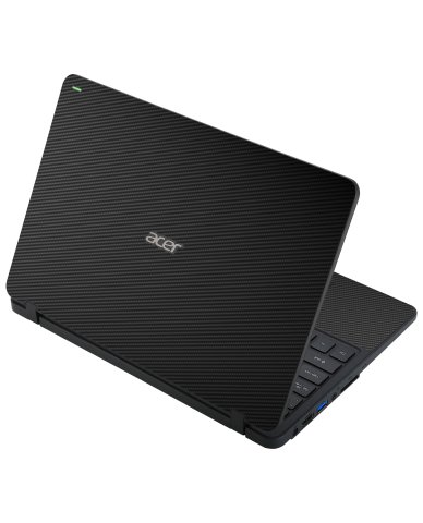 Acer Travelmate Spin B118 BLACK CARBON FIBER Laptop Skin