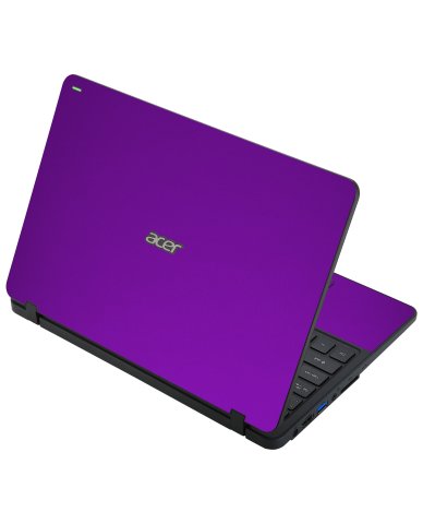 Acer Travelmate Spin B118 CHROME PURPLE Laptop Skin