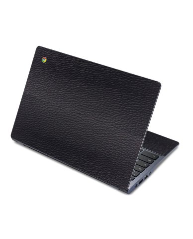 Acer Chromebook C720 BLACK LEATHER Laptop Skin