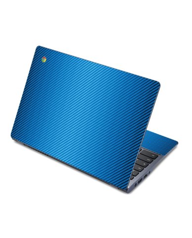 Acer Chromebook C710 BLUE CARBON FIBER Laptop Skin