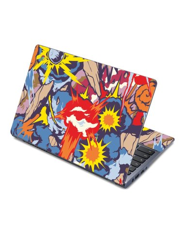 Acer Chromebook C720 COMIC EXPLOSIONS Laptop Skin