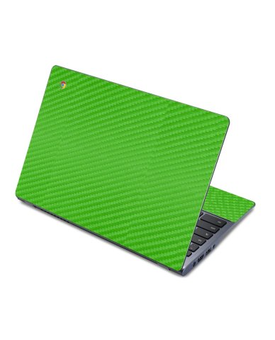 Acer Chromebook C740 GREEN CARBON FIBER Laptop Skin