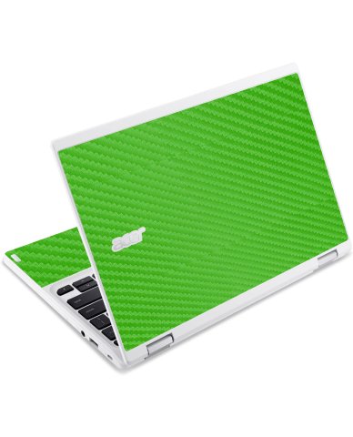 Acer  Chromebook CB3-131 GREEN CARBON FIBER Laptop Skin