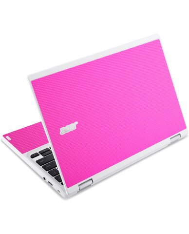 Acer  Chromebook CB3-131 PINK CARBON FIBER Laptop Skin