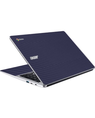 Acer Chromebook CB315-4H BLUE CARBON FIBER Laptop Skin