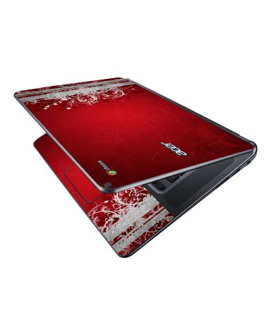 Acer  Chromebook CB3-532 RED GRUNGE Laptop Skin