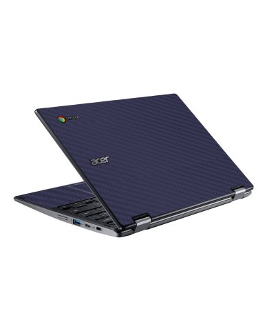 Acer  Chromebook Spin 511 R752T-C3M5 BLUE CARBON FIBER Laptop Skin