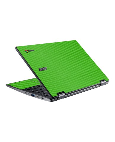 Acer  Chromebook Spin 511 R752T-C3M5 GREEN CARBON FIBER Laptop Skin