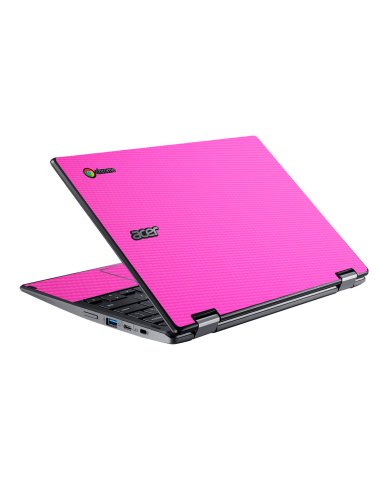Acer  Chromebook Spin 511 R752T-C3M5 PINK CARBON FIBER Laptop Skin