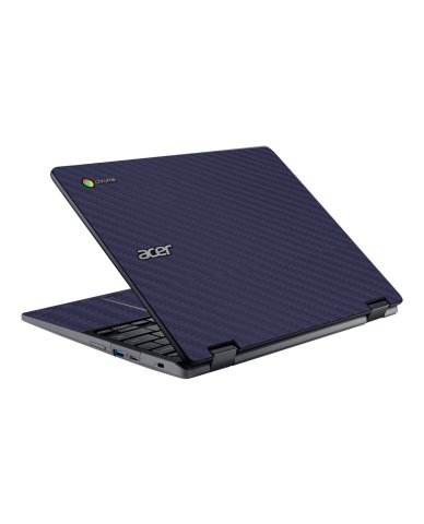 Acer Chromebook Spin 512 R851TN-C3ET BLUE CARBON FIBER Laptop Skin