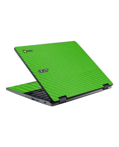 Acer Chromebook Spin 512 R851TN-C3ET GREEN CARBON FIBER Laptop Skin