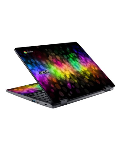 Acer Chromebook Spin 512 R851TN-C3ET RAINBOW BOKEH Laptop Skin