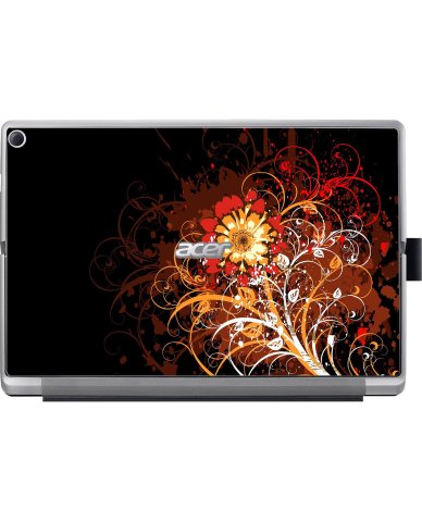 Acer Switch Alpha 12 FIRE FLOWER Laptop Skin