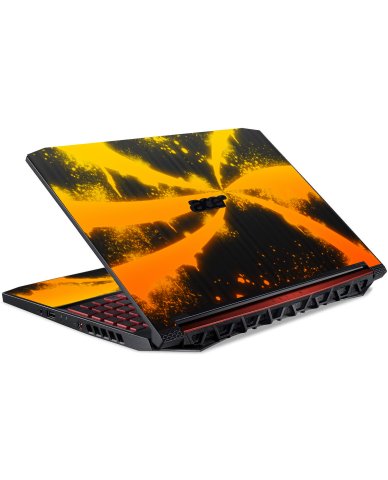 Acer Nitro 5 AN515-54 ORANGE TWIST Laptop Skin