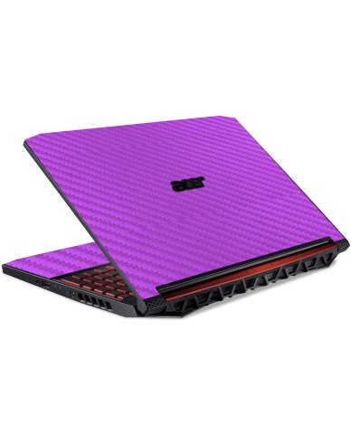 Acer Nitro 5 AN515-54 PURPLE CARBON FIBER Laptop Skin