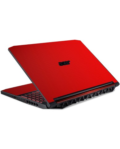 Acer Nitro 5 AN515-54 RED CARBON FIBER Laptop Skin