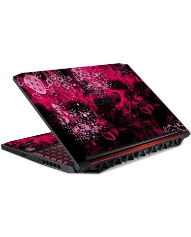 Acer Nitro 5 AN515-54 STRAWBERRY CROSSBONES Laptop Skin
