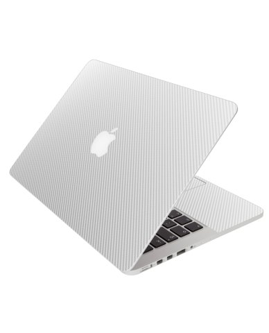 White Carbon Fiber Apple Macbook 12 Retina A1534