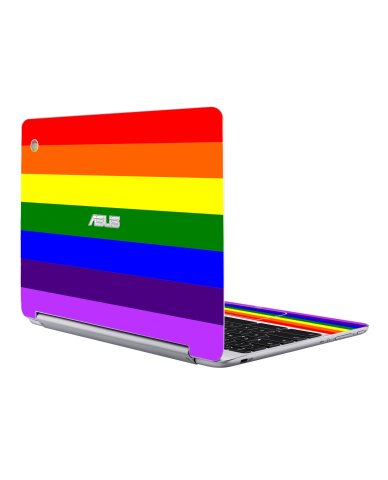 Asus Chromebook C100P PRIDE FLAG Laptop Skin