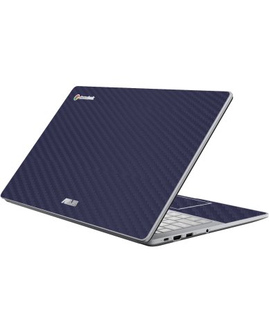 Asus Chromebook CX1505CKA BLUE CARBON FIBER Laptop Skin