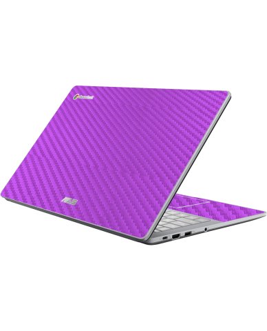 Asus Chromebook CX1505CKA PURPLE CARBON FIBER Laptop Skin