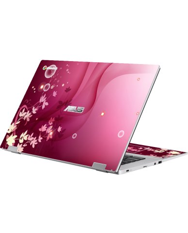 Asus Chromebook CX1700CK PINK ZEN Laptop Skin