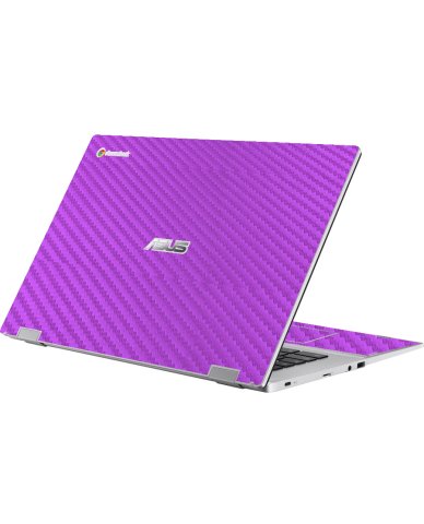 Asus Chromebook CX1700CK PURPLE CARBON FIBER Laptop Skin