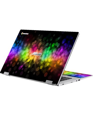 Asus Chromebook CX1700CK RAINBOW BOKEH Laptop Skin
