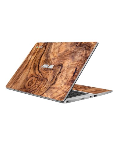 ASUS Chromebook C423NA OLIVE WOOD Laptop Skin