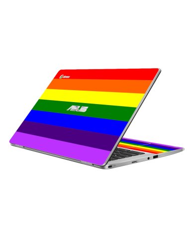 ASUS Chromebook C423NA PRIDE FLAG Laptop Skin