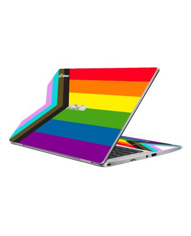 ASUS Chromebook C423NA PROGRESSIVE PRIDE FLAG Laptop Skin