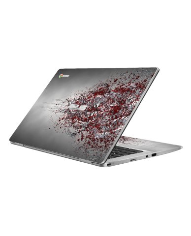 ASUS Chromebook C423NA TRIBAL GRUNGE Laptop Skin
