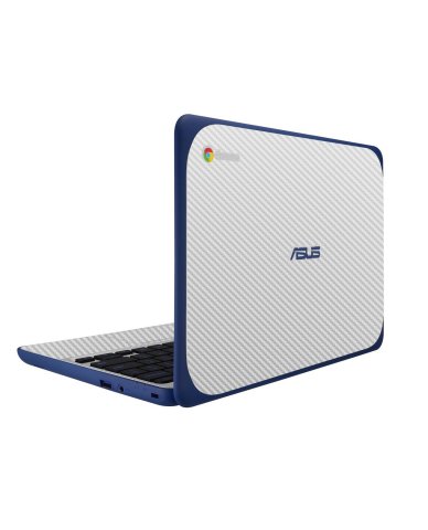 ASUS Chromebook C202S WHITE CARBON FIBER Laptop Skin