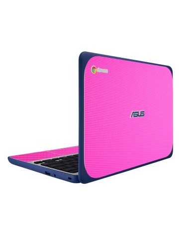 ASUS Chromebook C202S PINK CARBON FIBER Laptop Skin