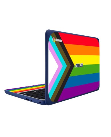 ASUS Chromebook C202S PROGRESSIVE PRIDE FLAG Laptop Skin