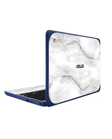 ASUS Chromebook C202S WHITE MARBLE Laptop Skin