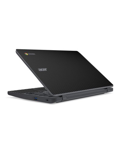 Acer Chromebook C731T BLACK CARBON FIBER Laptop Skin