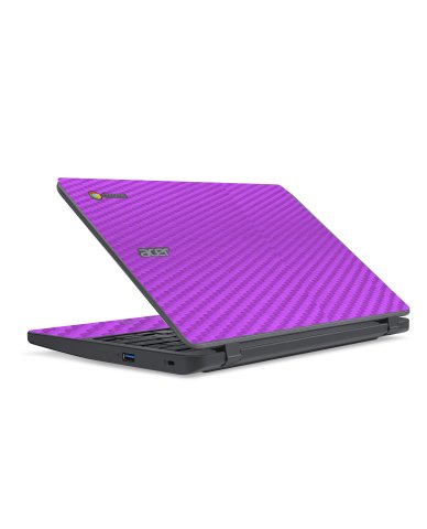 Acer Chromebook C732 PURPLE CARBON FIBER Laptop Skin